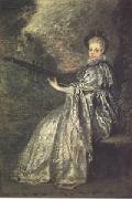 Jean-Antoine Watteau La Finette(The Delicate Musician) (mk05) oil painting picture wholesale